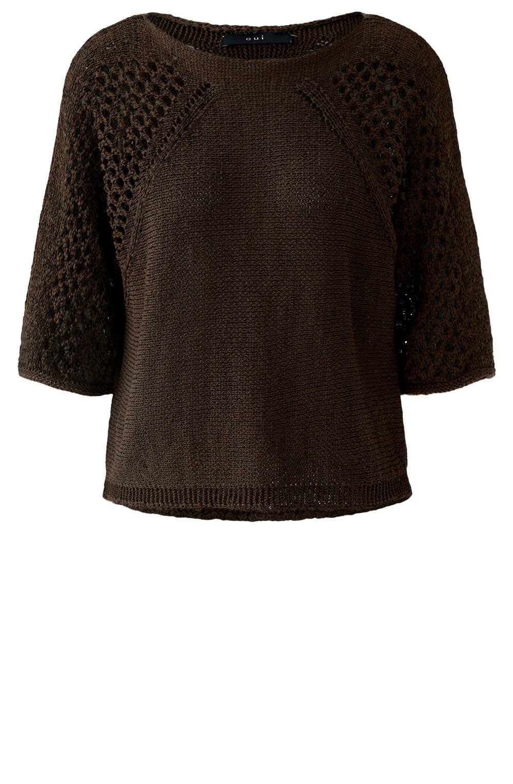 Demitasse Loose Knit Sleeve Jumper