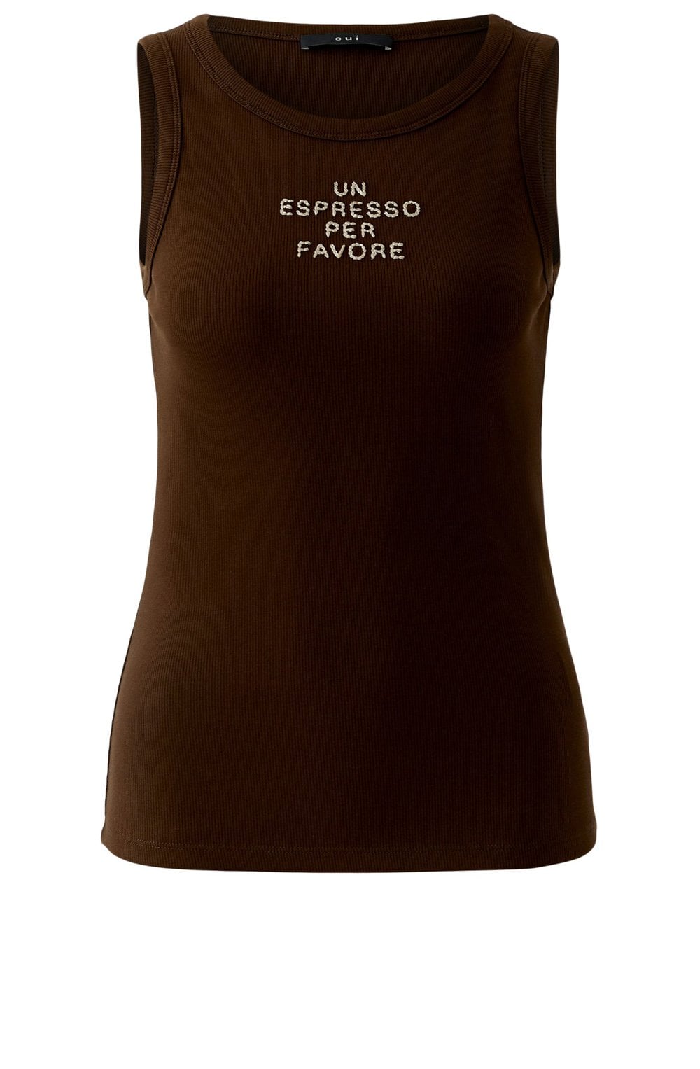 Demitasse Un Espresso Per Favore Vest Top