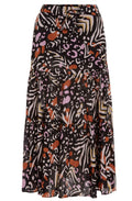 Desert Rider Tiered Maxi Skirt