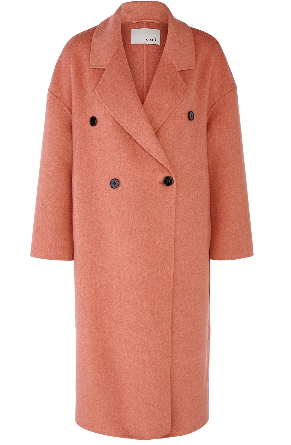 Desert Sand Wool Blend Coat