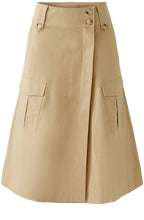 Desert Tan Safari Style Wrap Skirt