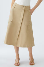 Desert Tan Safari Style Wrap Skirt