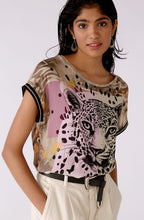 Diamante Leopard Design Top