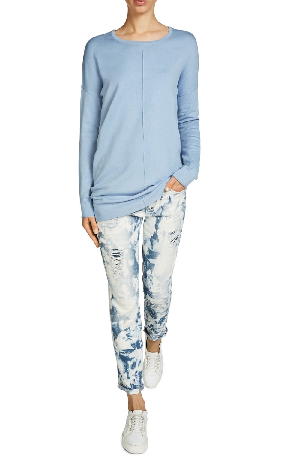 Distressed Chester Girlfriend Jeans
