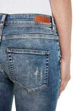 Distressed Pearl Detailed Jeans