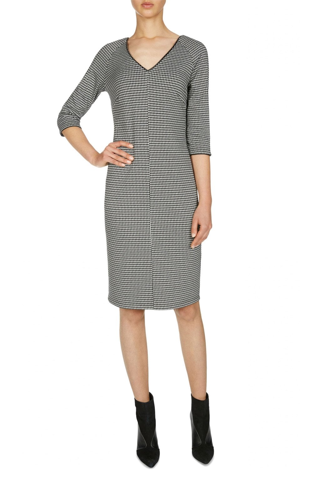 Dog Tooth Check Dress