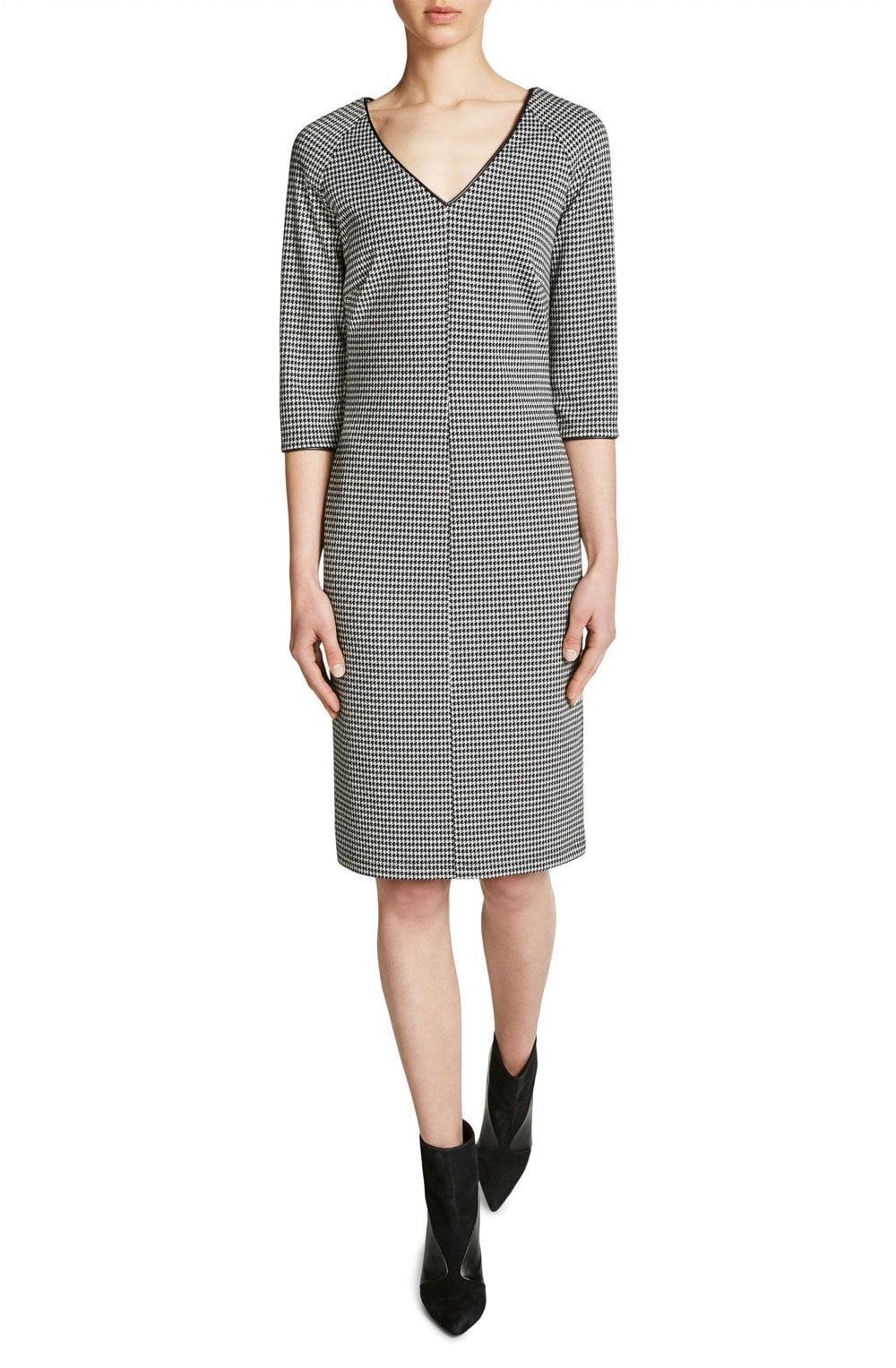 Dog Tooth Check Dress