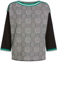 Dog Tooth Check Sweater