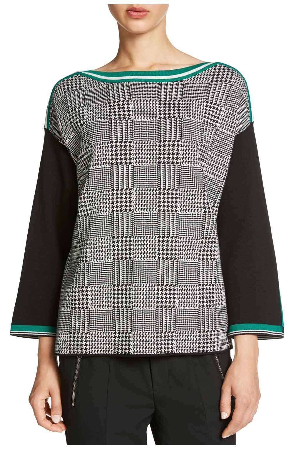 Dog Tooth Check Sweater