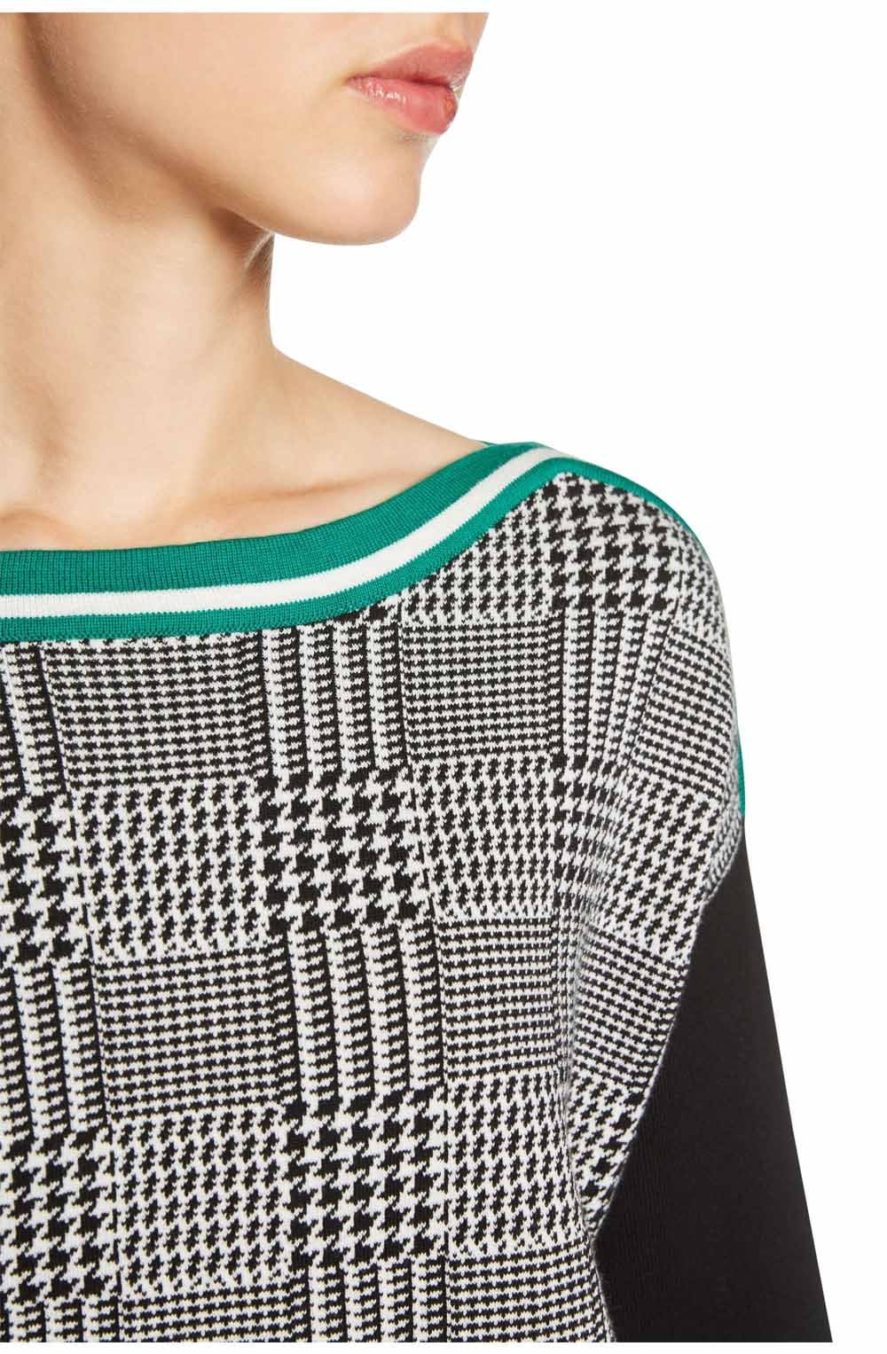 Dog Tooth Check Sweater