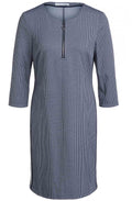 Dogtooth Check Fitted Dress