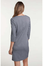 Dogtooth Check Fitted Dress