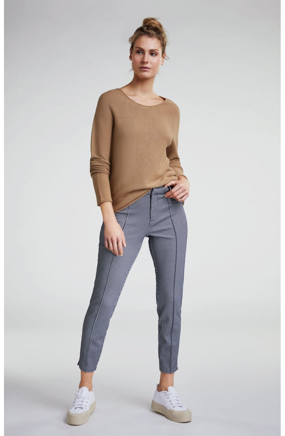 Dogtooth Check Trousers