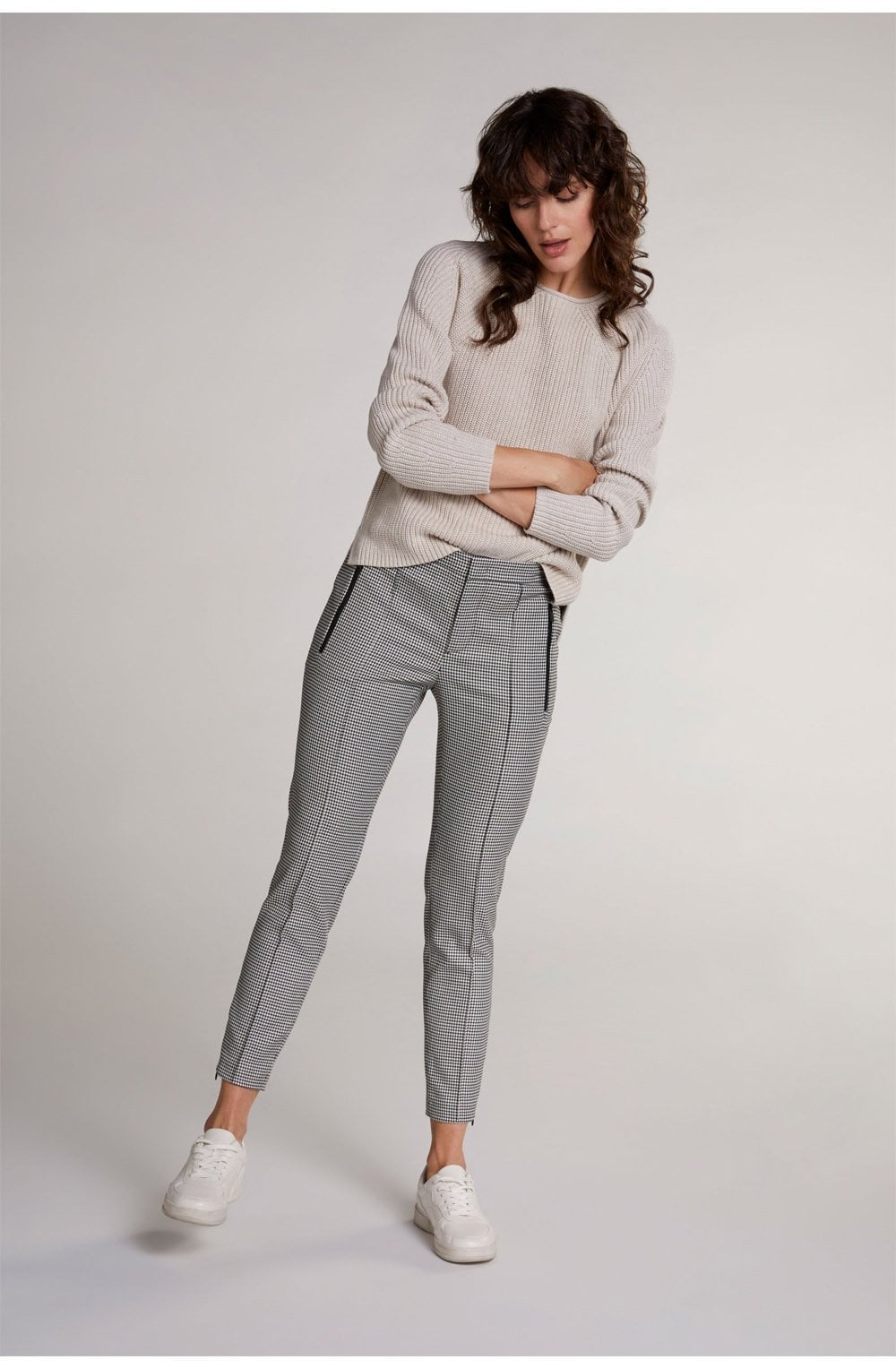 Dogtooth Check Trousers