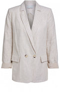 Double Breasted Striped Jacket