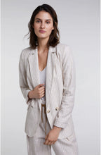 Double Breasted Striped Jacket