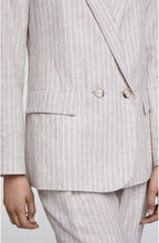 Double Breasted Striped Jacket