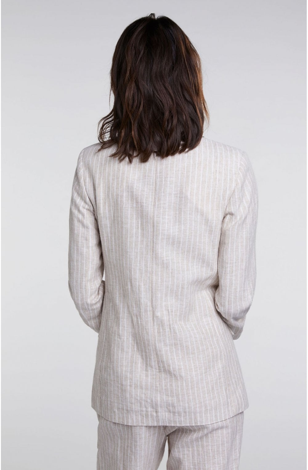 Double Breasted Striped Jacket