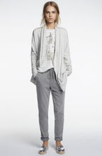 Draped Front Knit Cardigan