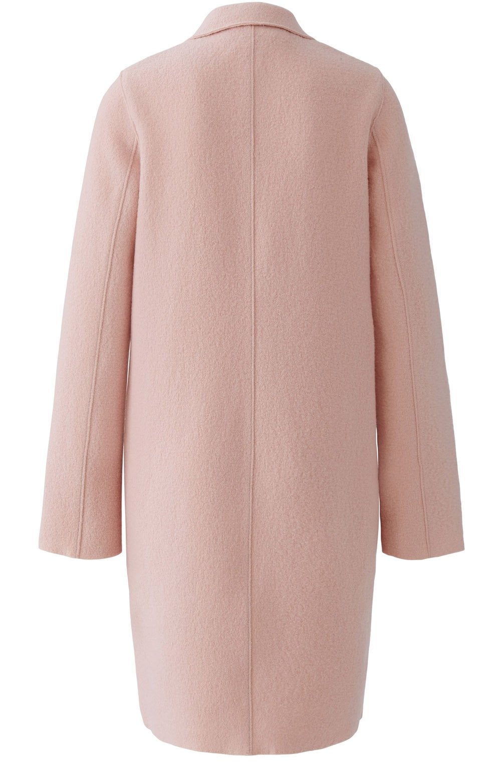 Dusty Rose Boiled Wool Coat