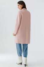 Dusty Rose Boiled Wool Coat