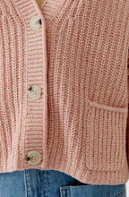Dusty Rose Casual Cardigan