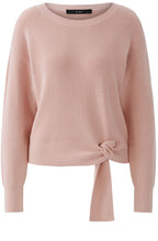 Dusty Rose Knotted Front Jumper