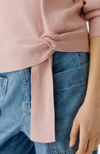 Dusty Rose Knotted Front Jumper