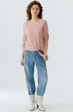 Dusty Rose Knotted Front Jumper