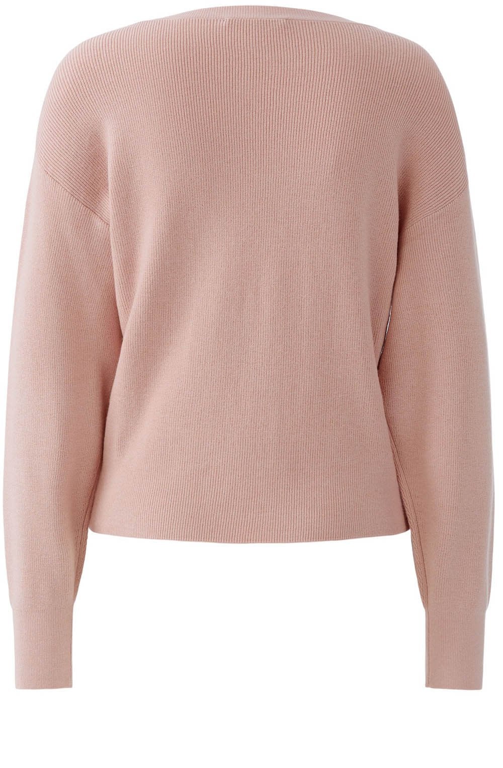 Dusty Rose Knotted Front Jumper