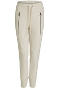Ecru Casual Fit Trousers
