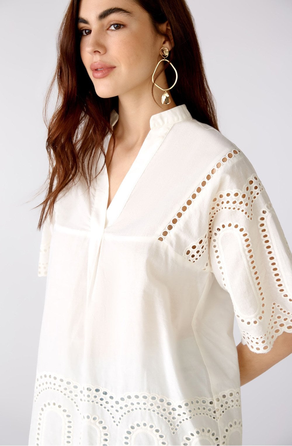 Eggnog Anglaise Blouse