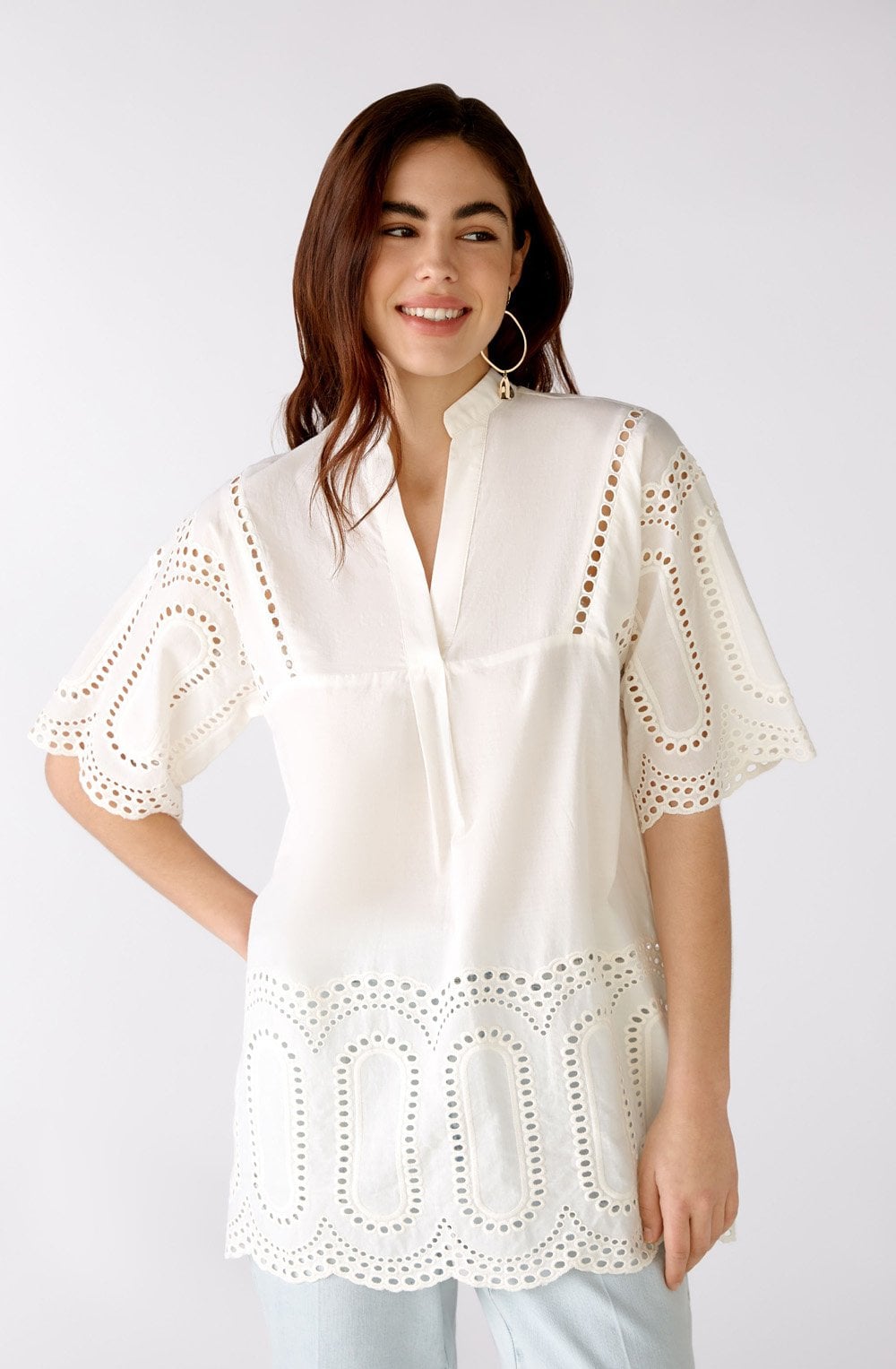 Eggnog Anglaise Blouse