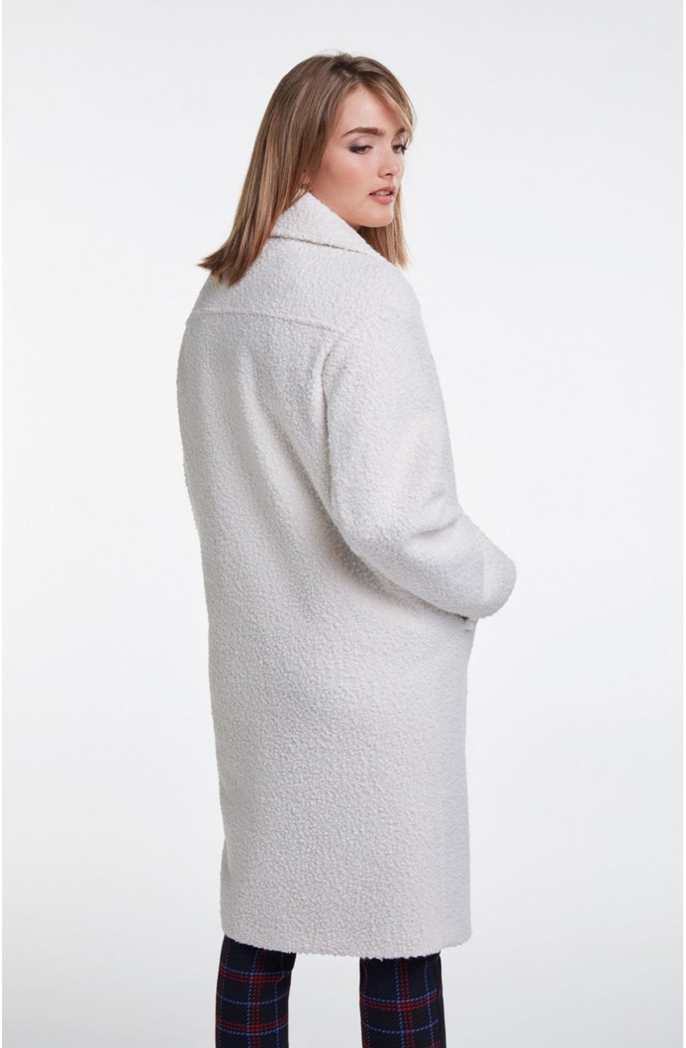 Eggnog Boucle Coat