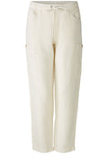 Eggnog Linen Mix Combat Trousers