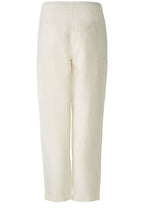Eggnog Linen Mix Combat Trousers