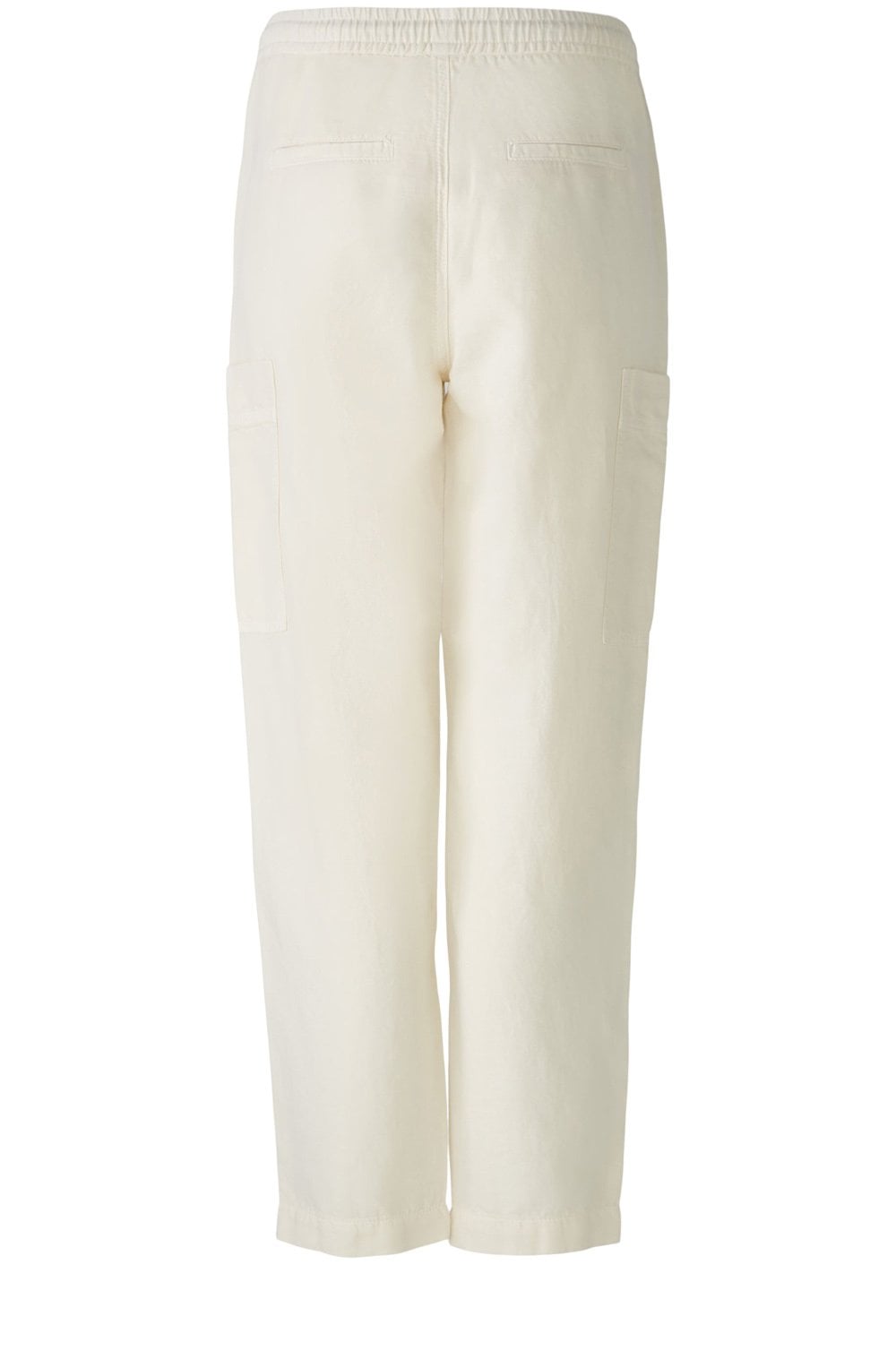 Eggnog Linen Mix Combat Trousers