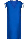 Electric Blue Linen Dress