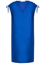 Electric Blue Linen Dress