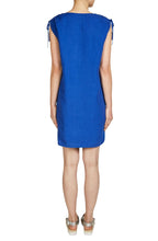 Electric Blue Linen Dress