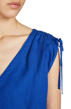 Electric Blue Linen Dress
