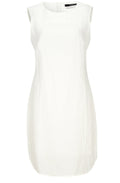 Elegant cream linen dress