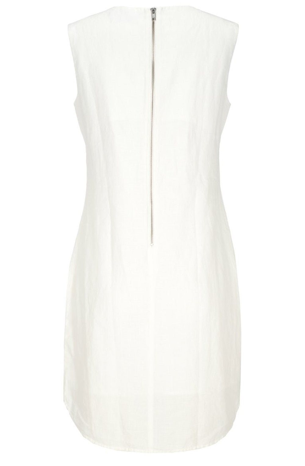 Elegant cream linen dress