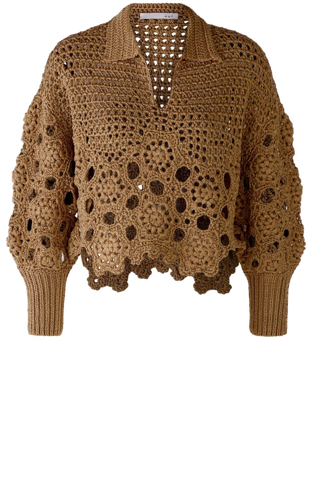 Elmwood Chunky Open Crochet Top