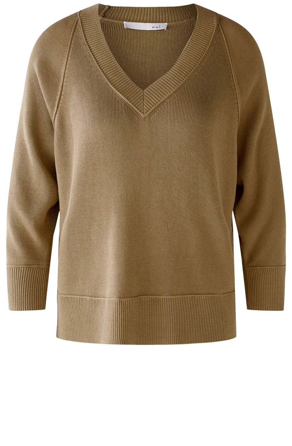 Elmwood Relaxed V Neck Jumper