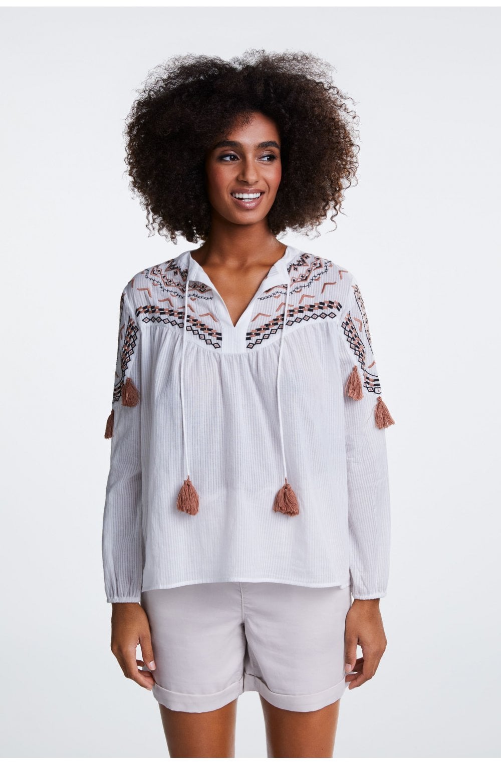 Embroidered Detailed Blouse