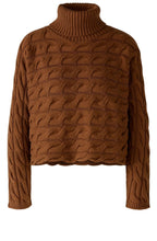 Emperador Cable Knit Turtle Neck Jumper