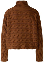 Emperador Cable Knit Turtle Neck Jumper