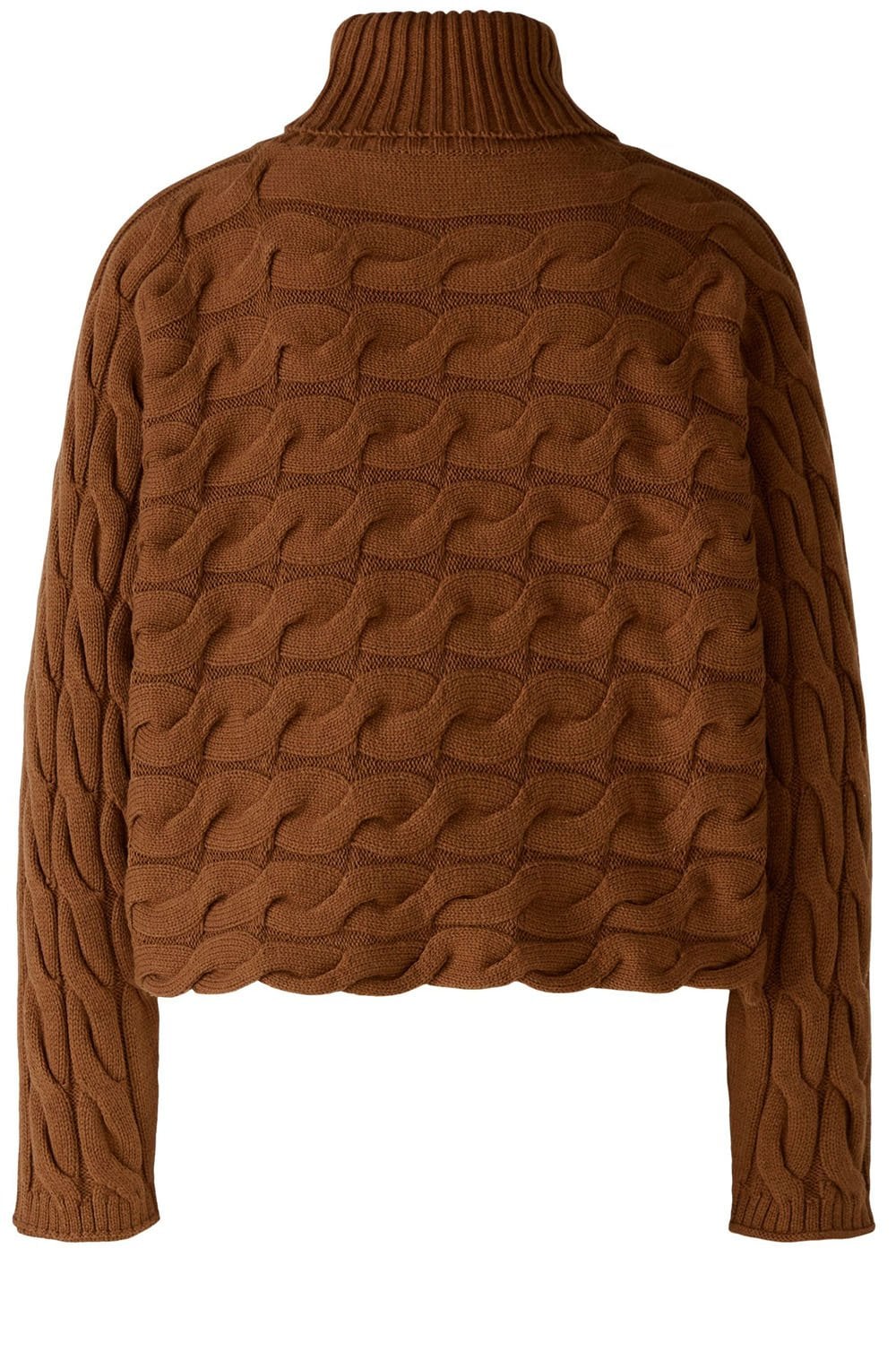 Emperador Cable Knit Turtle Neck Jumper