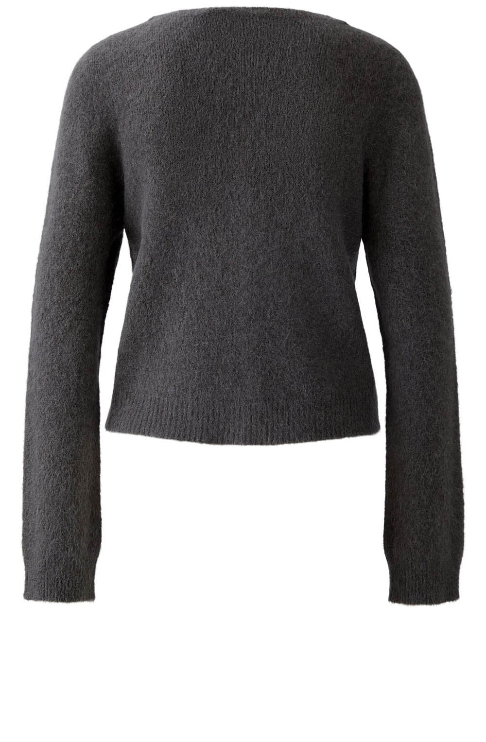 Espresso Grey Angel Yarn Cardigan